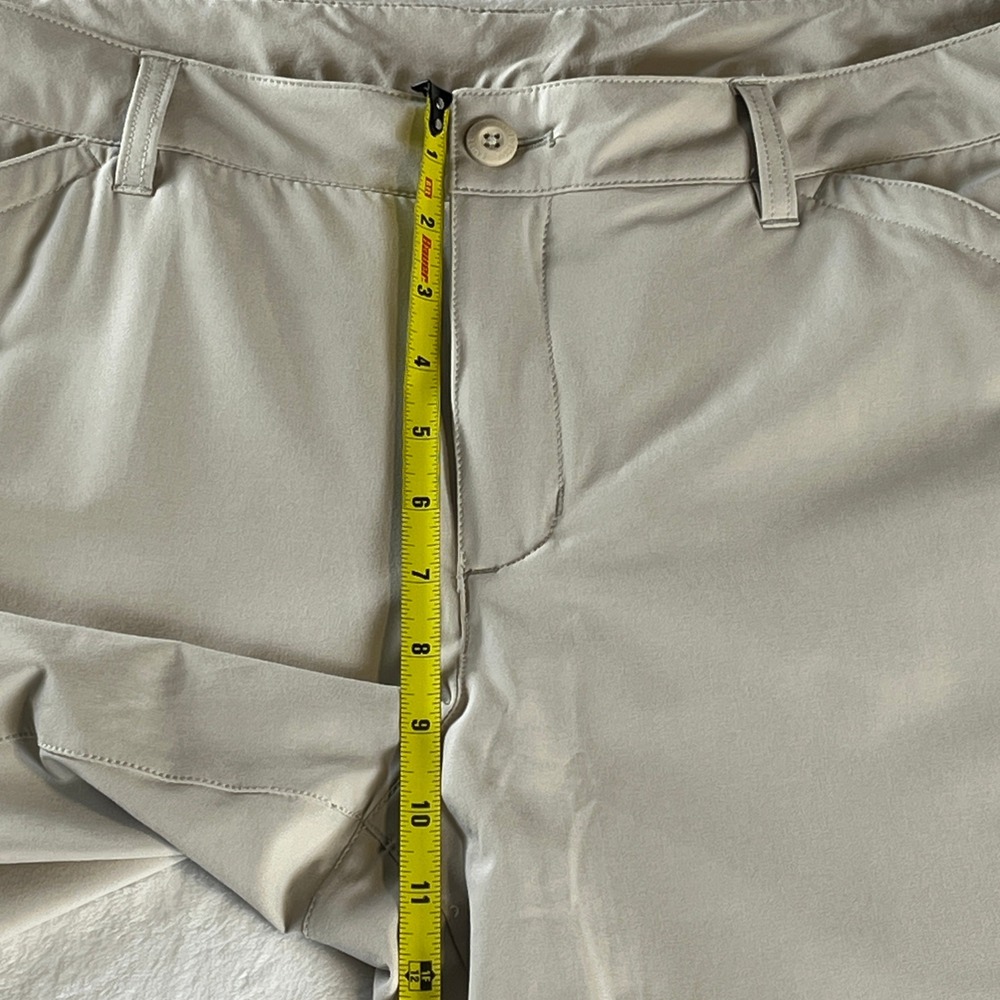 Eddie Bauer Travex Capri Pants Khaki Stretch Hiking Utility Women 18 - Picture 4 of 11